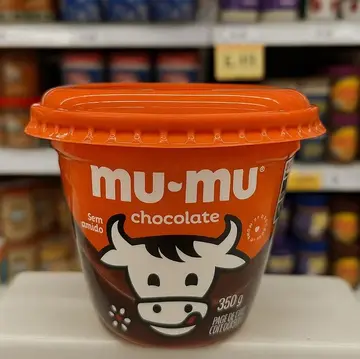 alimento neugebauer mu-mu doce de leite chocolate 350g cremoso sem glúten