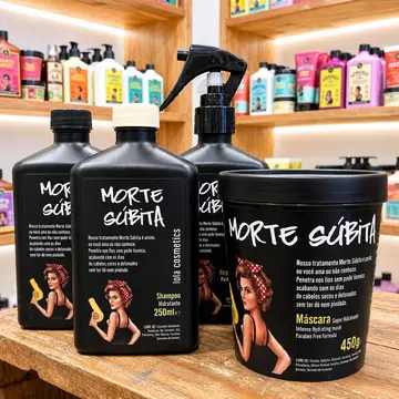 cabelo lola cosmetics morte súbita kit 4 produtos