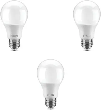 lâmpada elgin bulbo 15w bivolt 6500k