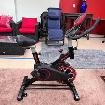 bicicleta ergométrica meta parts spinning x11 preto/vermelho