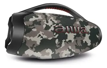 caixa de som aiwa boombox plus bbs-01-bg