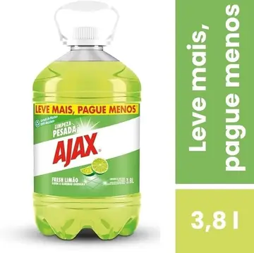 limpeza ajax fresh lemon 3,8l