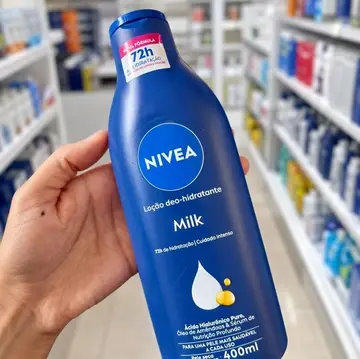 perfumaria nivea loção deo-hidratante milk 400ml