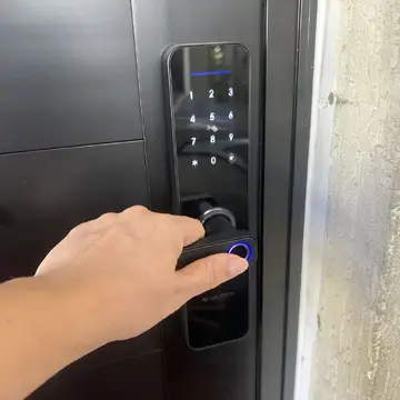 fechadura digital keltech kt1000 biométrica preta