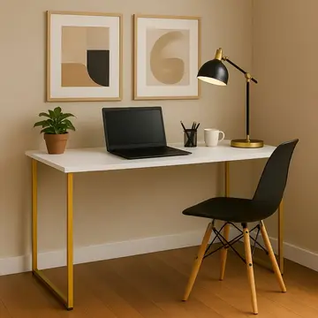 móveis escrivaninha industrial 110cm