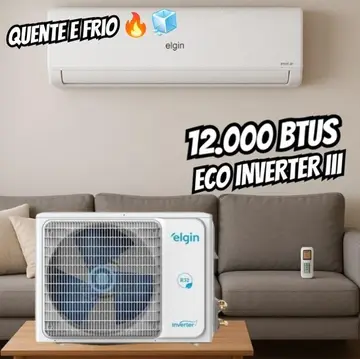 Ar Condicionado Elgin 12000 BTUs Inverter Split Quente/Frio