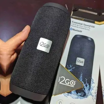 I2GO, Caixa De Som Bluetooth Essential Sound Go, 10W RMS, Resistente à Água, Preto