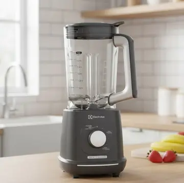 Electrolux Liquidificador 1000W 2,7L com TriForce, 5 Vel, Lâminas TruFlow, Função Pulsar 3 em 1 Cinza EBL1000 220v