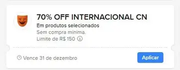 Novo Cupom Mercado Livre - Produtos internacionais!