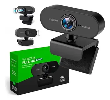 Webcam Camera Full Hd Zoom 1080p 360 Graus Videoconferencia Streamcam Web Cam Entrada Usb 2.0 Microfone- GoodVision