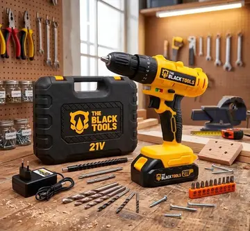 Parafusadeira Furadeira 21v 2 Baterias Profissional Bivolt