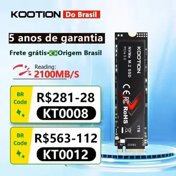 Ssd M.2 Nvme 1Tb Kootion X15 Lite 2100mb/s
