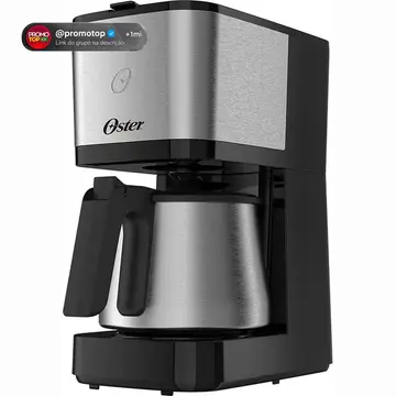 •⁠ Cafeteira Oster com Jarra Inox 1,2L - 220V