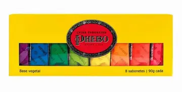 Kit Sabonete, PHEBO, Amarelo, 720g