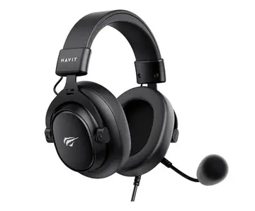 Headset Gamer Havit H2015se Drivers 53mm Microfone Removível Preto