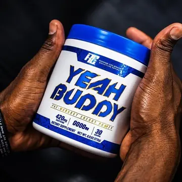 suplemento ronnie coleman yeah buddy pre treino 360g frutas amarelas
