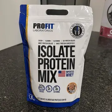 suplemento profit laboratories isolate protein mix 1.8kg cookies and cream