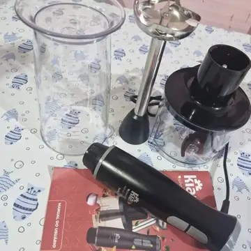 mixer 2 em 1 turbo 500w 2 velocidades preto