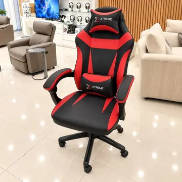 cadeira gamer xtreme ergonômica 130º reclinável vermelho