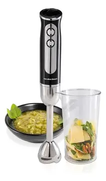 Mixer de Mão Hamilton Beach 800W para Cozinhar, Shakes e Sopas Com Copo de 600ml