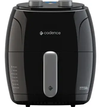 Fritadeira Sem Óleo Super Cook Fryer Frt410 3,8l Cadence Cor Preto