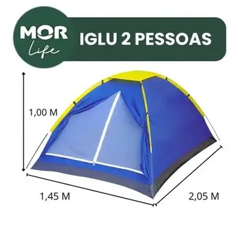 Barraca Camping Mor Iglu Life Até 2 Pessoas Acampamento
