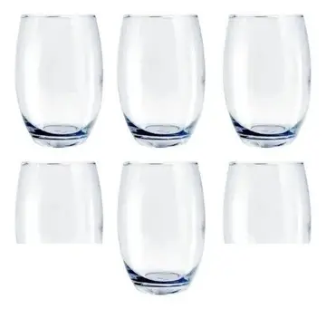 Conjunto de 6 Copos Vidro 450ml Califórnia Praticasa Transparente
