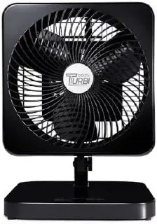 Venti-Delta Turbi Max Ventilador Oscilante 2 em 1 Mesa ou Parede 3 Velocidades 40cm Inverse Grid 127v Preto
