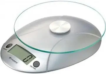 Incoterm - Balança de Cozinha Digital 3 kg com Função Tara e Plataforma Compacta em Aço Inox