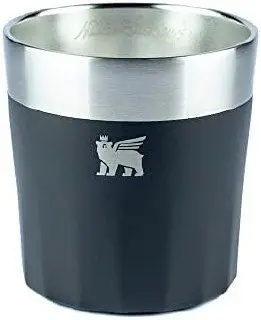 Stanley - Copo prismático isolado para cocktails, antiderrapante, para bebidas quentes ou frias, 201 ml, Foundry Black