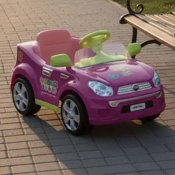 Carro Elétrico Infantil Com Controle Remoto Bateria 6v Som Buzina - Xplast