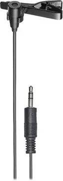 Microfone de Lapela Audio Technica Omnidirecional Condensador Com Bateria - ATR3350xiS