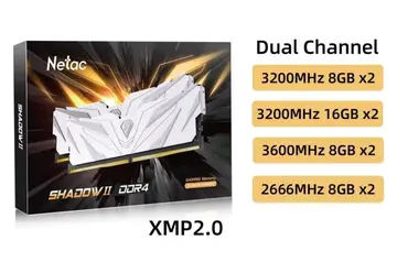 memória ram netac ddr4 16gb 2x8gb 3600mhz