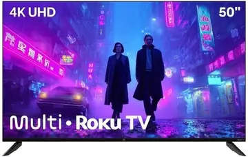 smart tv multi roku 4k 50" compatível com alexa e google home
