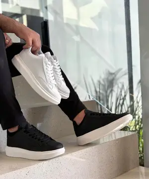 calçados tênis casual masculino sola alta
