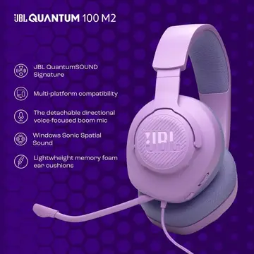 fone de ouvido jbl quantum 100m2 rosa