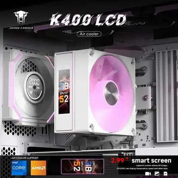 cooler processador jungle leopard k400 telinha configurável 2,99