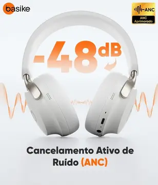 headphone basike bluetooth 5.4 com anc