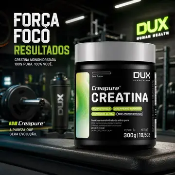 suplemento alimentar dux creatina monohidratada creapure 2x 300g sem sabor