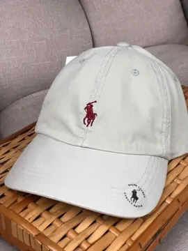 boné ralph original importado logo bordado aba curva ajustável