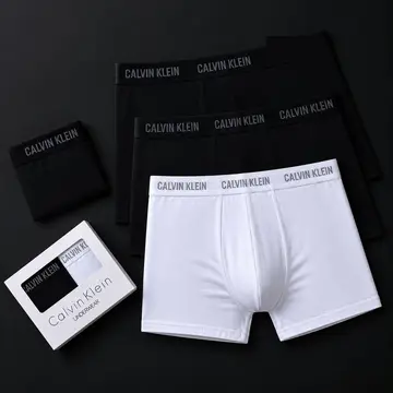 cuecas calvin klein boxer cotton kit com 4