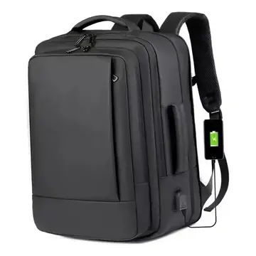 mochila jiesipote 40l à prova d'água reforçada expansível usb integrado