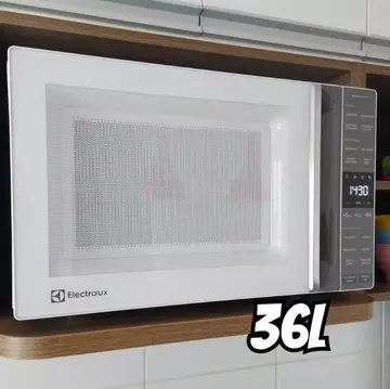 micro-ondas electrolux efficient 36l branco 220v me36b