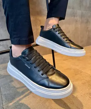 sapato masculino casual couro legítimo calce fácil