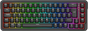 teclado redragon nova rgb preto 65% abnt2 switch redragon ultramag linear