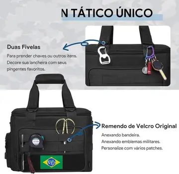 INSMEER Bolsa Termica Marmita 20L, Lancheira Termica Impermeável - Cooler Termico Grande para Adulto, Camping, Praia, Viagem e Trabalho