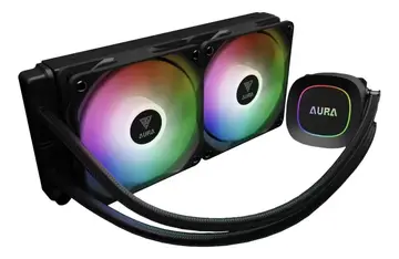 refrigeracao gamdias aura gl240 lite argb preto