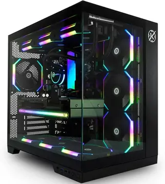gabinete de computador kalkan asgard preto aquário sem fans