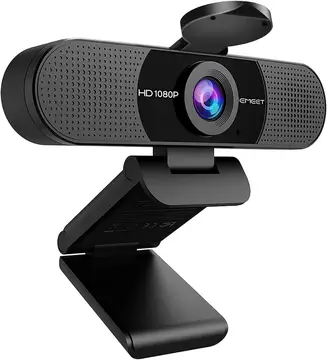 EMEET Webcam 1080p com microfone, câmera Web C960