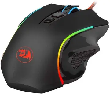 mouses gamer redragon griffin m607 7200 dpi rgb preto